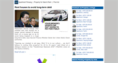 Desktop Screenshot of apartment-penang.com
